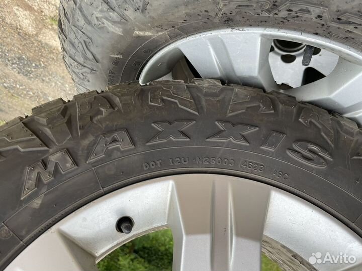 Maxxis на дисках для nissan Pathfinder 265/65/17