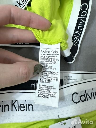 Комплект нижнего белья calvin klein S/XS