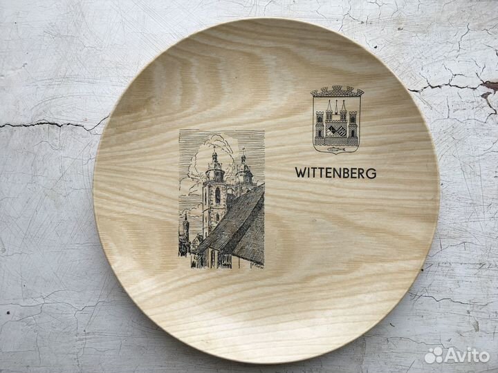 Тарелка настенная гдр