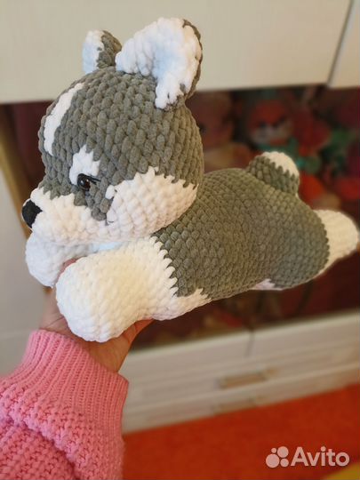 Подарок ребенку,собака,декоративная подушка