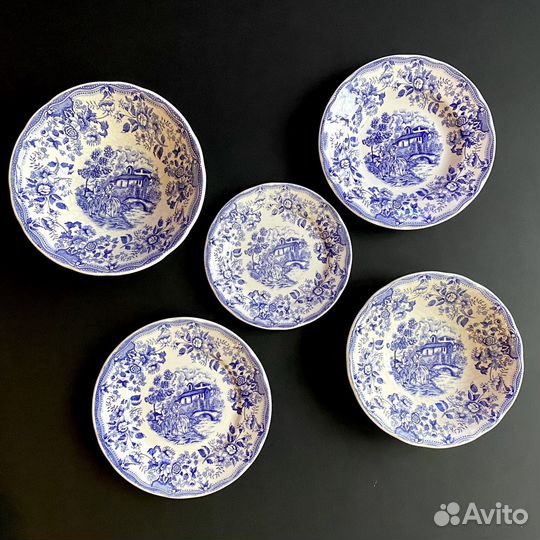 Винтажная тарелка Англия Promogros English Style