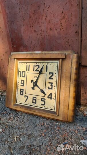 Часы цеховые, производственные времен СССР