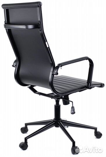 Кресло EverProf RIO Black T Экокожа Черный