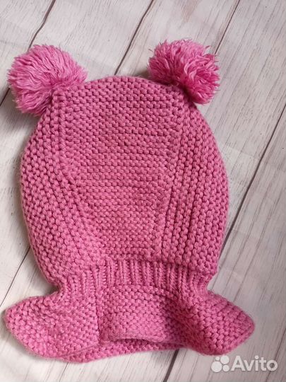 Шапка шлем для девочки