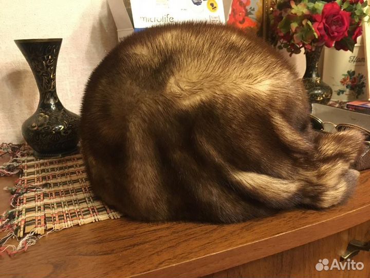 Шапка норка волк