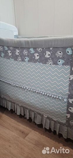 Детская кровать манеж с матрасом