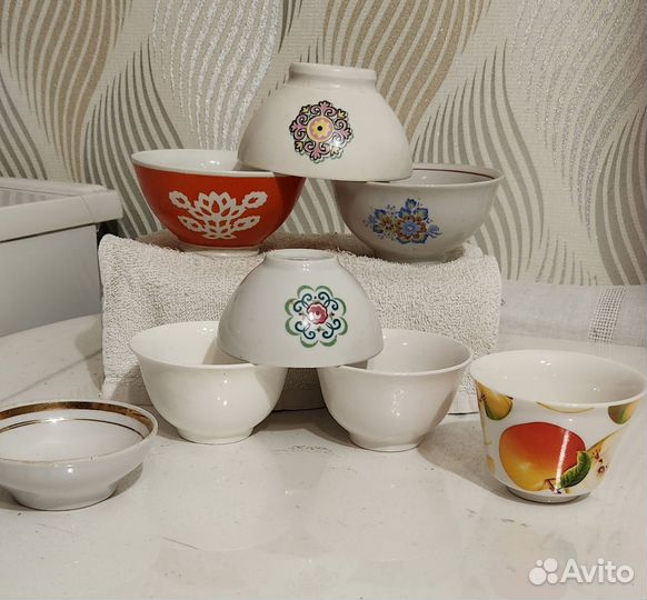 Пиалы СССР большие и малые