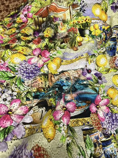 Хлопок шитьё пристань D&G