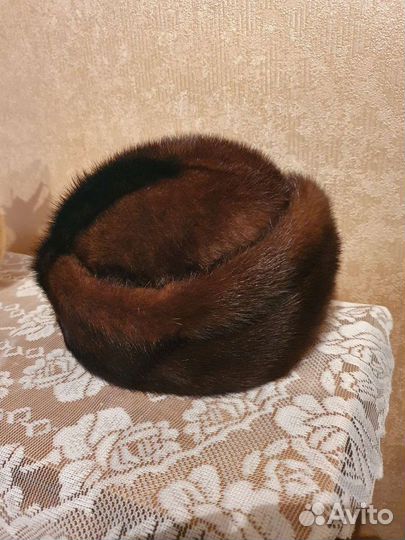 Шапка норковая женская р. 58