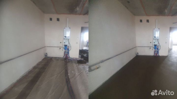 Полусухая стяжка пола