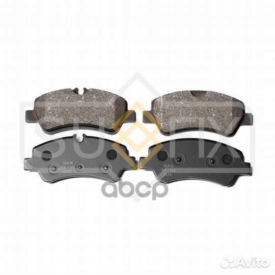 Дисковые тормозные колодки зад прав/лев LCV