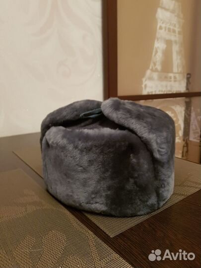 Шапка ушанка меховая овчина
