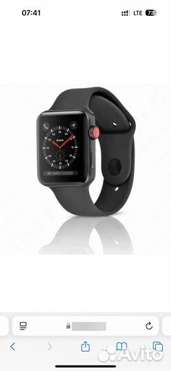 Часы apple watch 3 38 mm