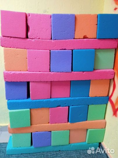 Паралоновые кубики