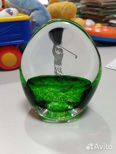 Пресс-папье из стекла scottish borders art glass