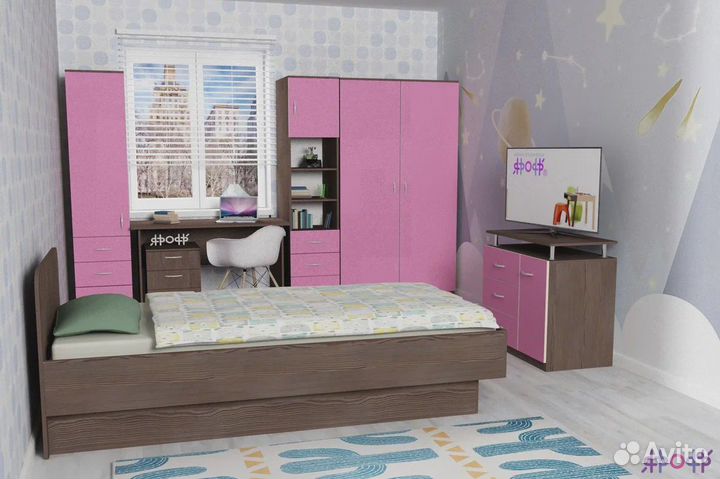 Детская мебель спальня гарнитур
