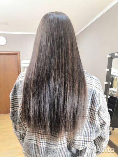 Наращивание волос на дому