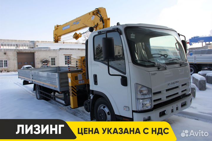 Isuzu Elf с КМУ, 2024