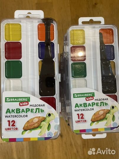 Акварельные краски Brauberg