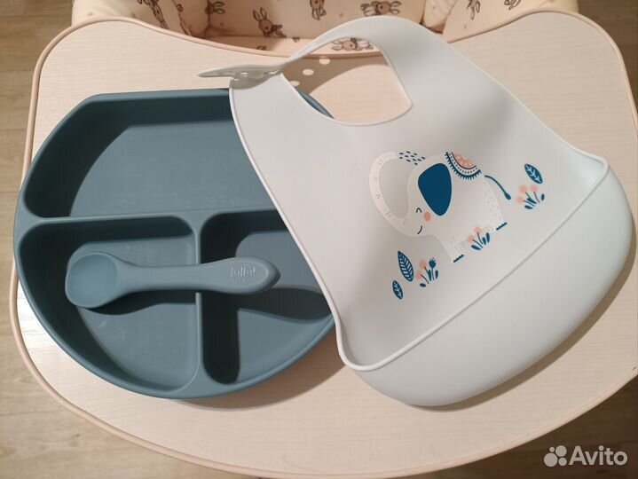 Детская посуда для кормления силиконовая