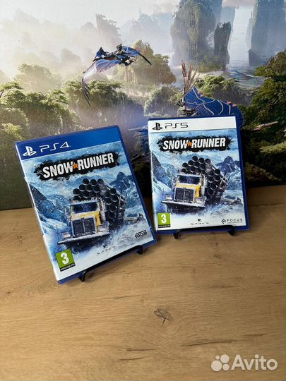 Диск для Ps4/Ps5 SnowRunner новый