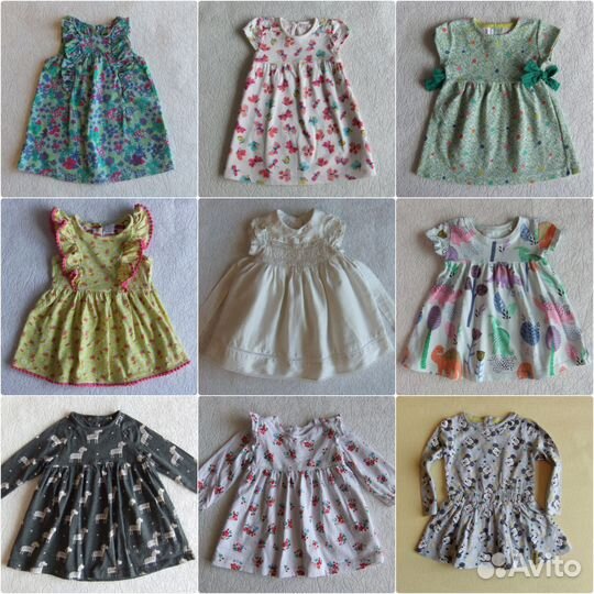 Платье для девочки 68 74