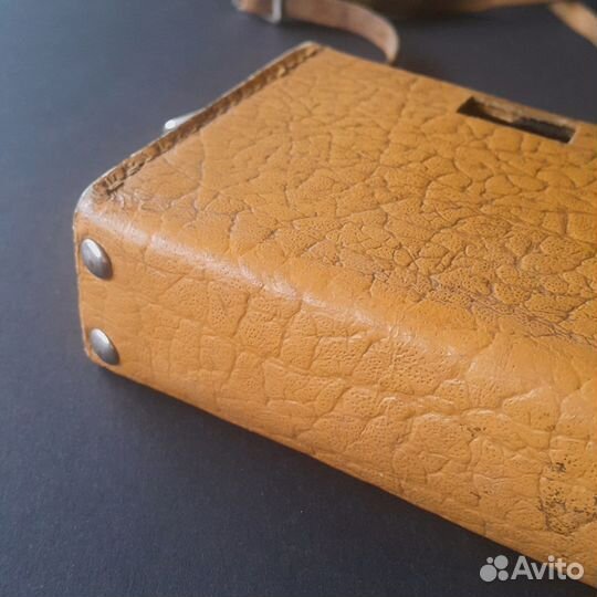 Винтажный кожаный чехол для радио, СССР