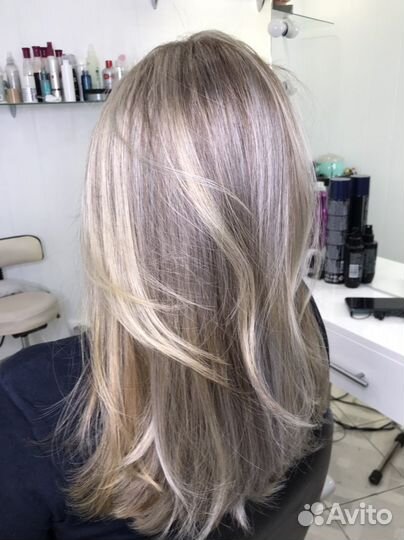 Сложное окрашивание Ботокс Кератин Мелирование