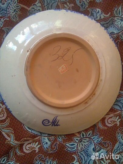 Риштанская керамика: блюда ммп УзбССР