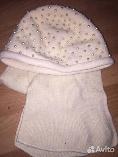 Комплект берет и шарф