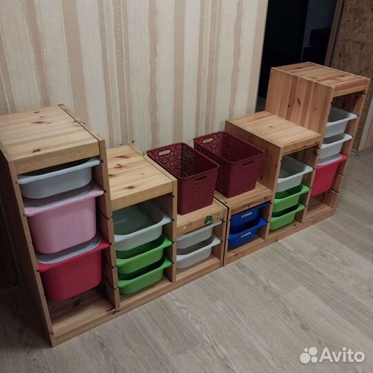 Стеллаж IKEA труфаст хранение икея Игрушки