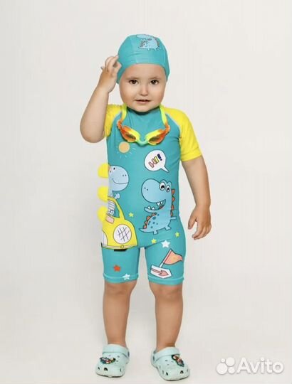 Купальник для малыша 86-98 слитный