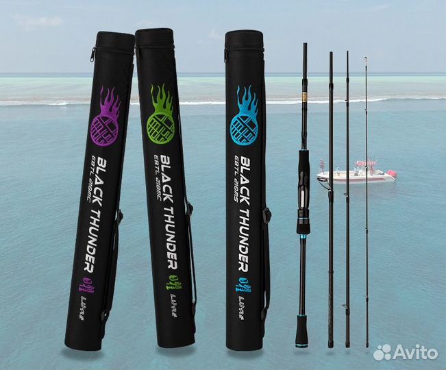 Кастинг Black Thunder 210mс 2.10m,7-15g 4-ч-к