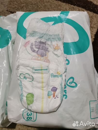 Подгузники трусики pampers 6