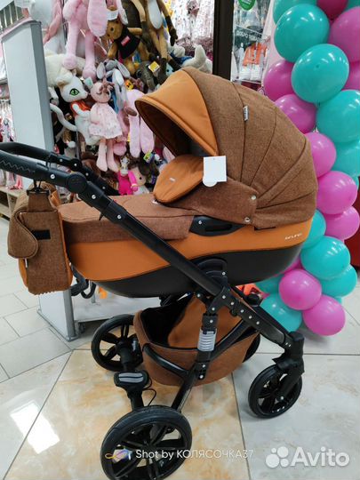 Новые коляски Riko Bruno Natural в налич