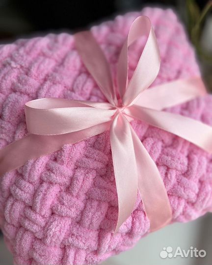 Плед детский плюшевый