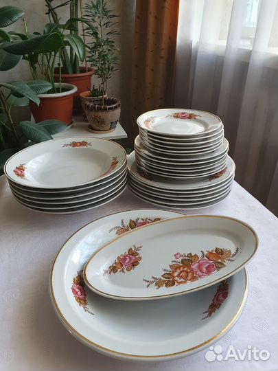 Сервиз столовый завод Пролетарий