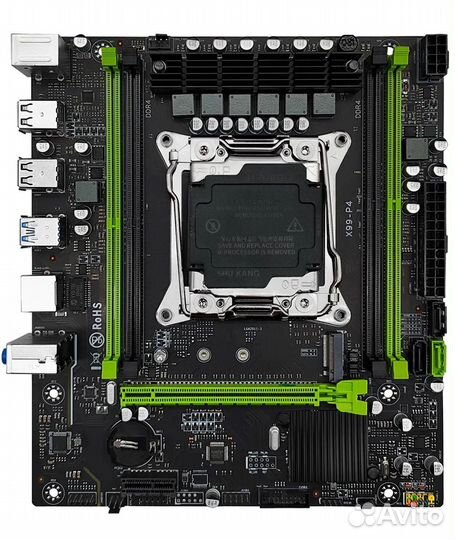 Мат.плата X99, CPU 10/12 ядер, 8+8 GB. Гарантия