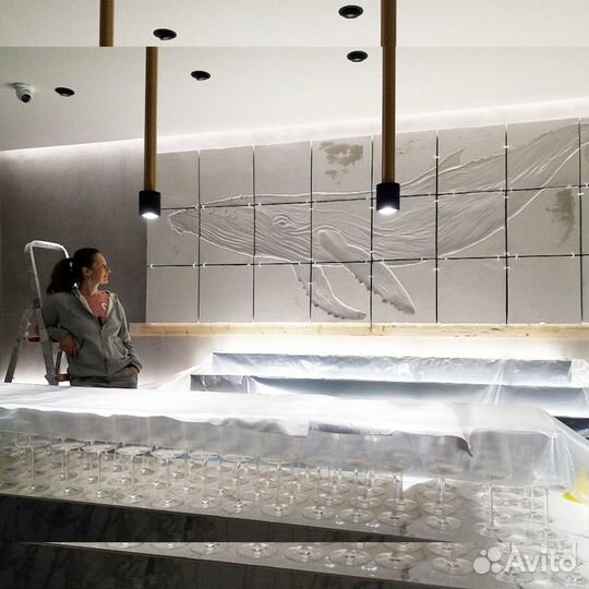 Барельеф. Роспись стен