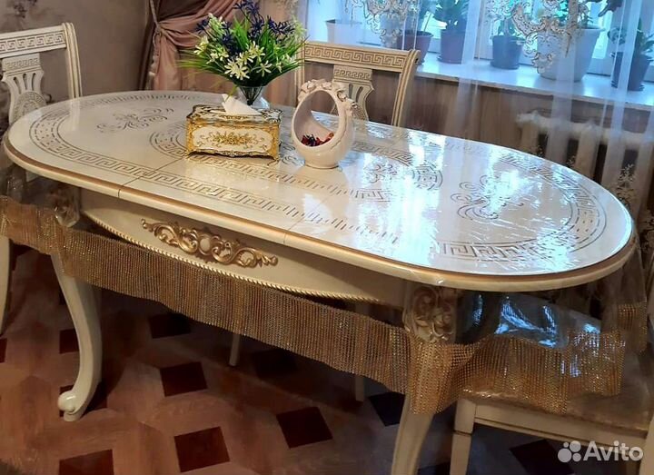 Скатерть прозрачная силиконовая гибкое стекло