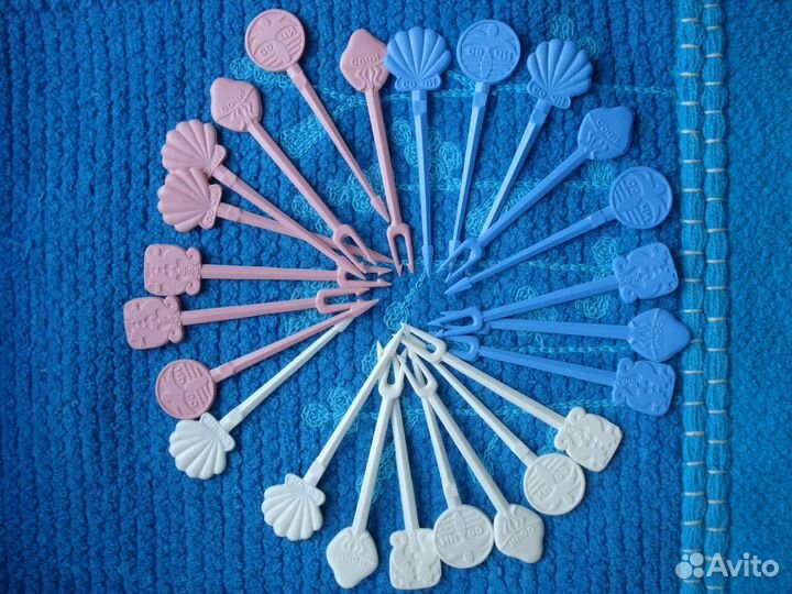 Набор для канапе Вилочки Шпажки Сочи СССР