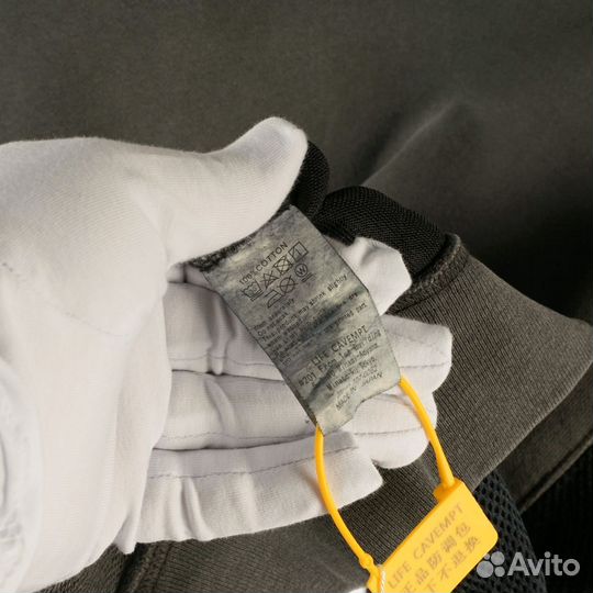 Свитшот CavEmpt серый с перфорацией