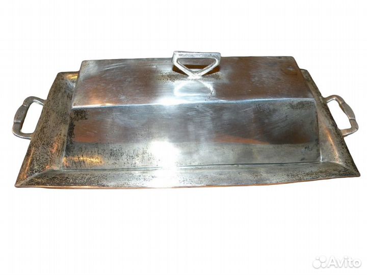 Серебряная масленка ручной работы