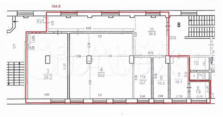 Сдам офисное помещение, 168 м²
