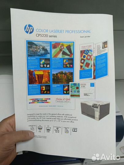 Цветной HP Color LaserJet CP5225 Пробег Маленький