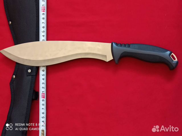 Нож большой, Мачете, сталь 420J2, ножны, новый