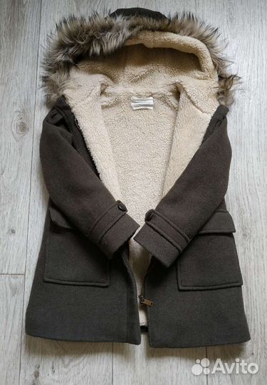 Пальто для девочки zara 128