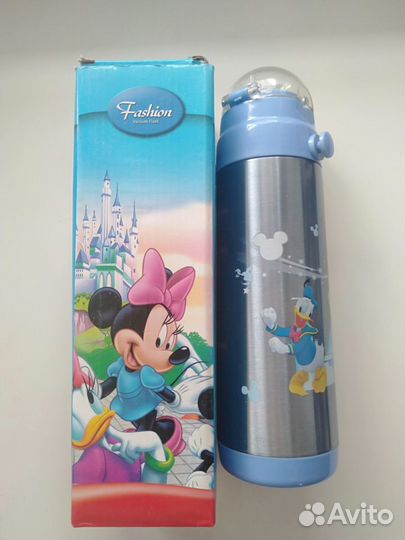 Термос с трубочкой