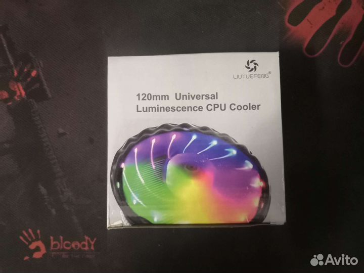 Кулер для охлаждения процессора RGB новый