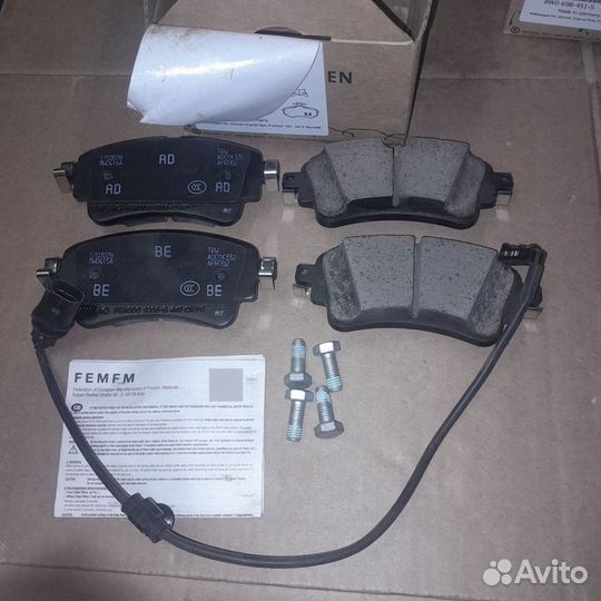 Колодки тормозные задние Audi A4 15, A5 16, A6 18